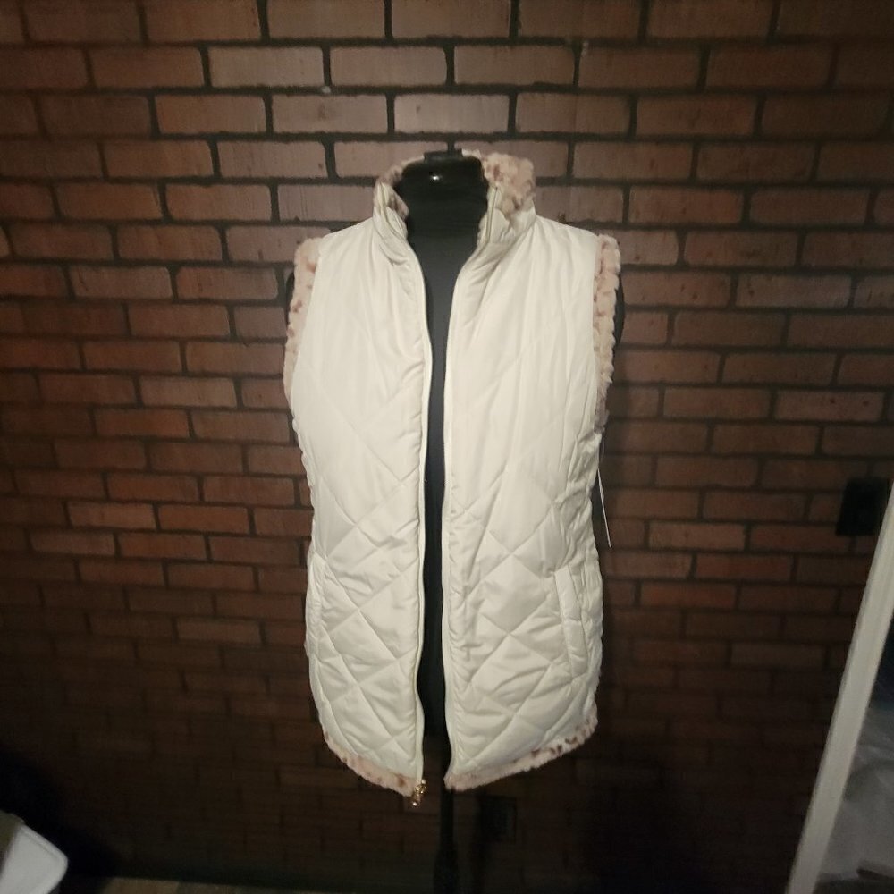 Multiples Reversible vest. Size Large NWT - image 1